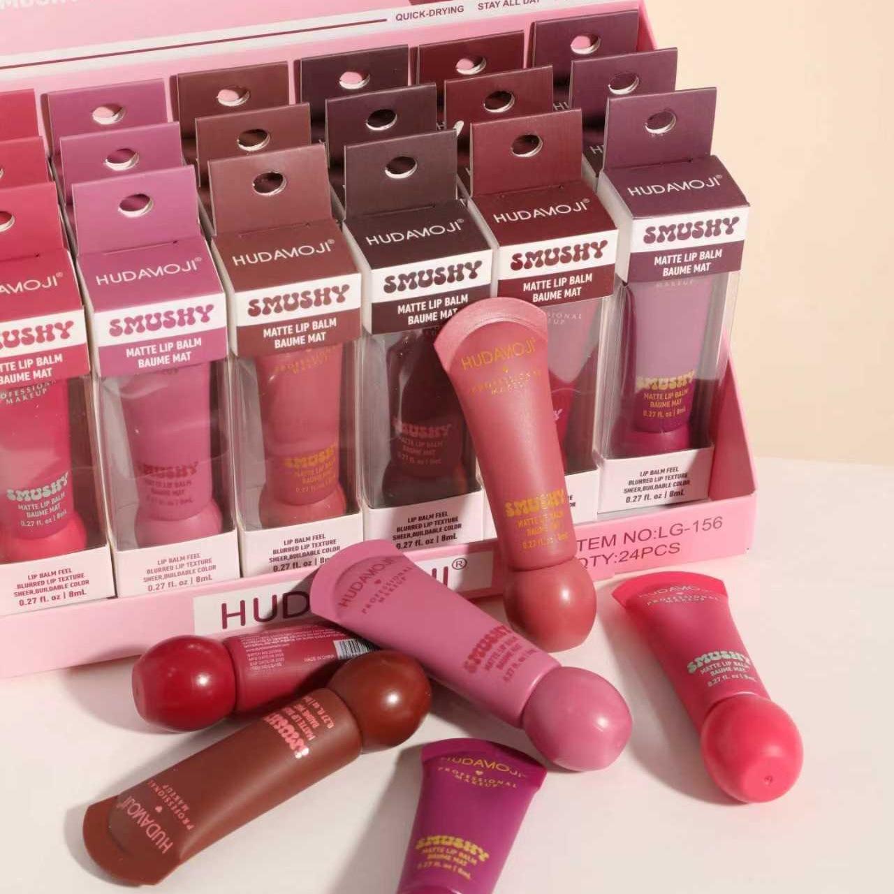 Hudamoji Smack Smooth Matte Lip Balm Pack of 6