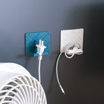 Hook Self-adhesive Electrical Plug Holder Remote Power Socket Bathroom Kitchen