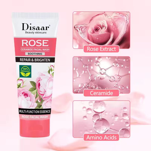 Disaar Rose Ceramide Face Wash