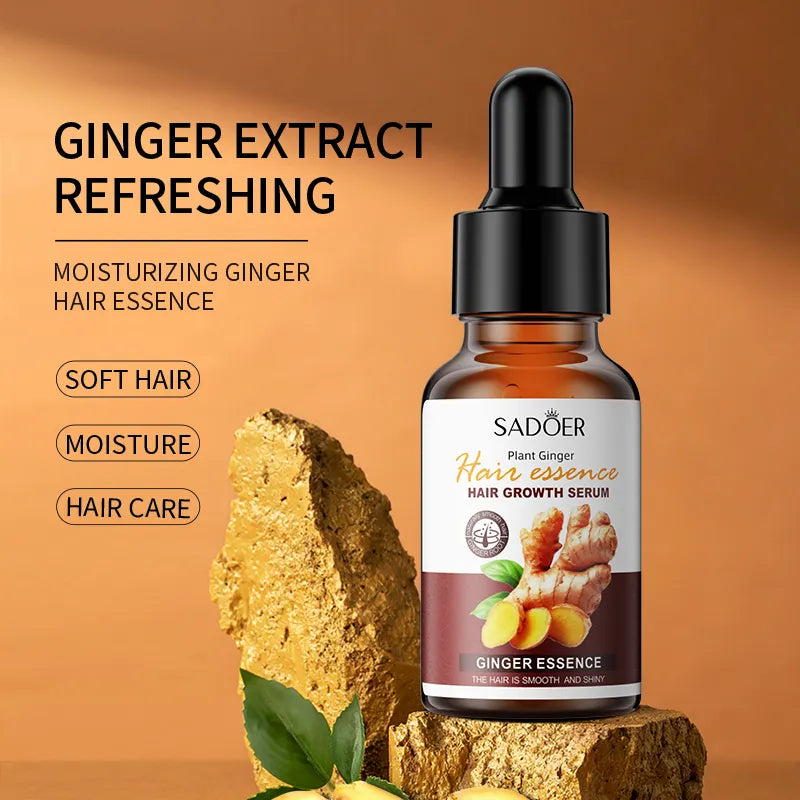 Sadoer Ginger Essence Hair Growth Serum