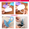 Foldable Mobile Holder Charging Rack Hang Holder 3Pcs Set Random Color