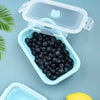 Portable Silicone Collapsible Lunch Box Food Storage Container 4Pcs Set