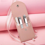 Stainless Steel Nail Clipper Cutter Set 4Pcs Set Manicure Pedicure Tool Kit