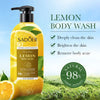 SADOER Lemon Body Wash Whitening Deep Cleansing Shower Gel