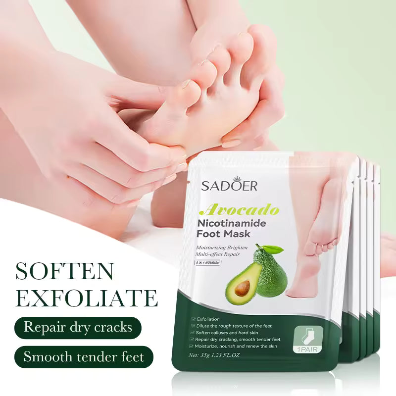 Sadoer Avocado Nicotinamide Moisturizing Foot Mask 35g