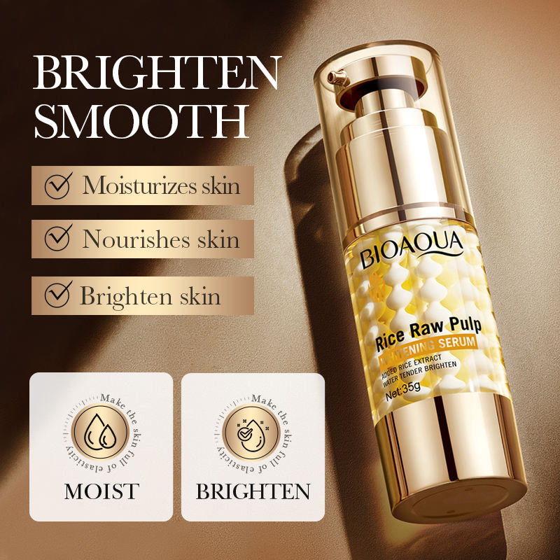 Bioaqua Hyaluronic Acid Anti Wrinkle Anti Aging Face Serum Moisturizing Organic Rice Collagen Essence