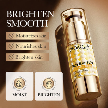 Bioaqua Hyaluronic Acid Anti Wrinkle Anti Aging Face Serum Moisturizing Organic Rice Collagen Essence