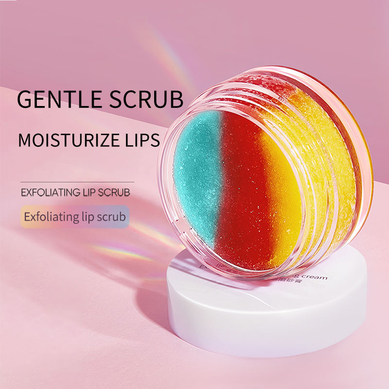 Jomtam Organic Plant Multi Color Flavor Lip Scrub Cream Remove Dead Skin Exfoliation Sugar Lip Scrub