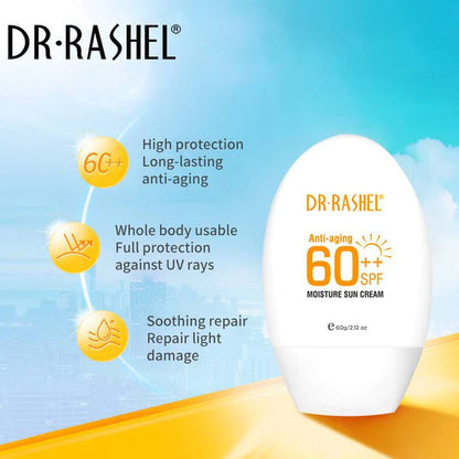 Dr Rashel Water and Sweat-Resistant Sunscreen Anti-aging and Moisture Sun Cream SPF 60++