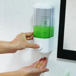 Wall Mounted Hand Press Soap Dispenser Shampoo Container