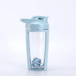 Transparent Glossy Plastic Water Bottle Protein Shaker Bottle Random Color