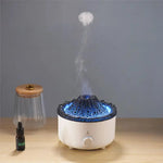 Portable New Volcanic Flame Aroma Diffuser Essential Oil Lamp USB Air Humidifier Night Light