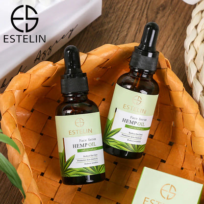 Estelin Hemp Oil Face Serum to Reduce Fine Lines & Wrinkles