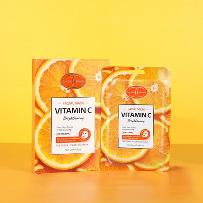 Aichun Beauty Vitamin C Brightening Facial Mask Pack of 5