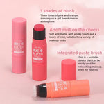 MAYCHEER 2in1 Vitality Blush Stick With Brush High Pigment Long Lasting Waterproof