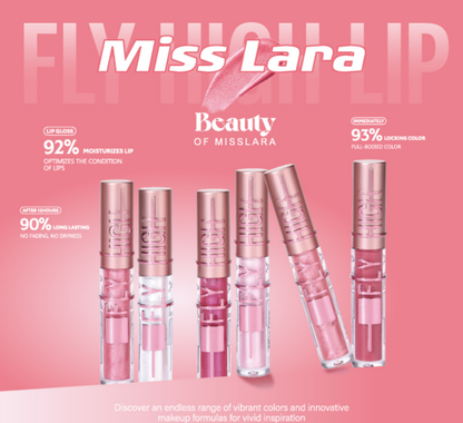 Miss Lara High Shine Hydrating Lip Gloss – 6 Shades