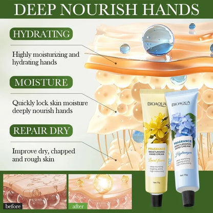 Bioaqua Botanical Water-Based Hand Cream Set 5 Pcs 75g Each
