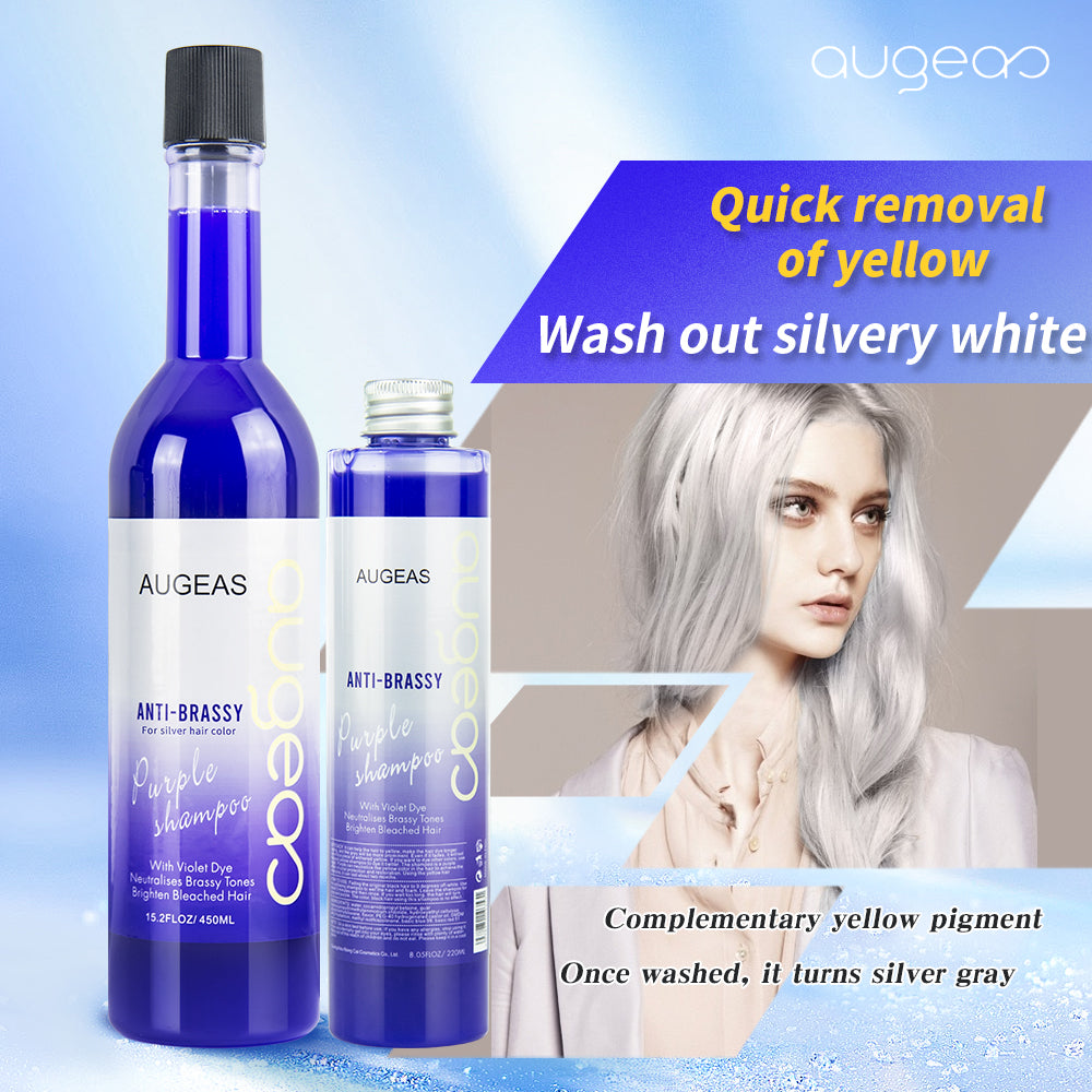 Augeas Purple Shampoo Anti Brassy And Yellowish Hair 450ml