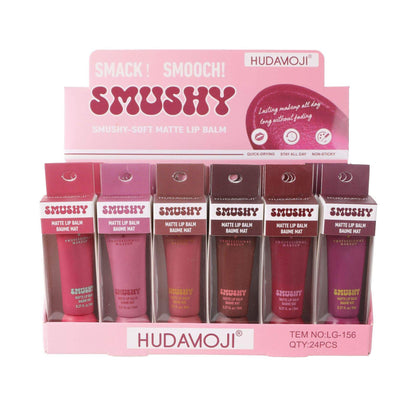 Hudamoji Smack Smooth Matte Lip Balm Pack of 6