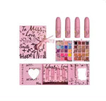 Kevin & Coco Love Is Love 40 Color Makeup Kit Eyeshadow And Lipstick Palette All In One Gift Box