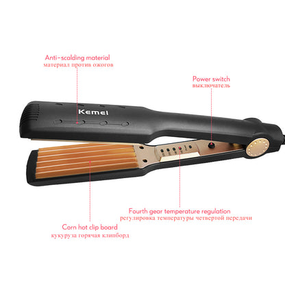 Kemei Km-472 – Professional Hair Straightener Crimper