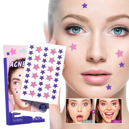 Sadoer Acne Patches Star Design 78 Patches