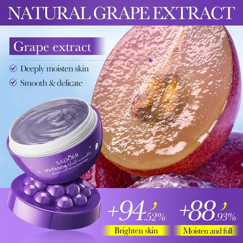 SADOER Whitening Anti Wrinkle Grapes Sleeping Mask 120g