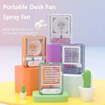 Rechargeable / Portable Water Spray Fan With 3 Speed High Quality