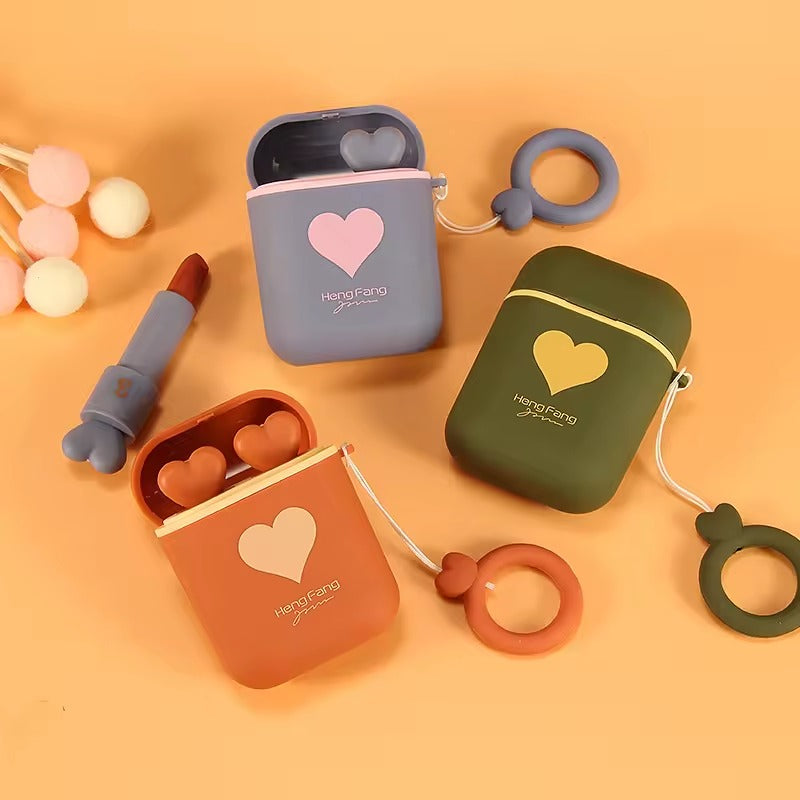 Heng Fang 2in1 Cute Girl Airpods Lipstick