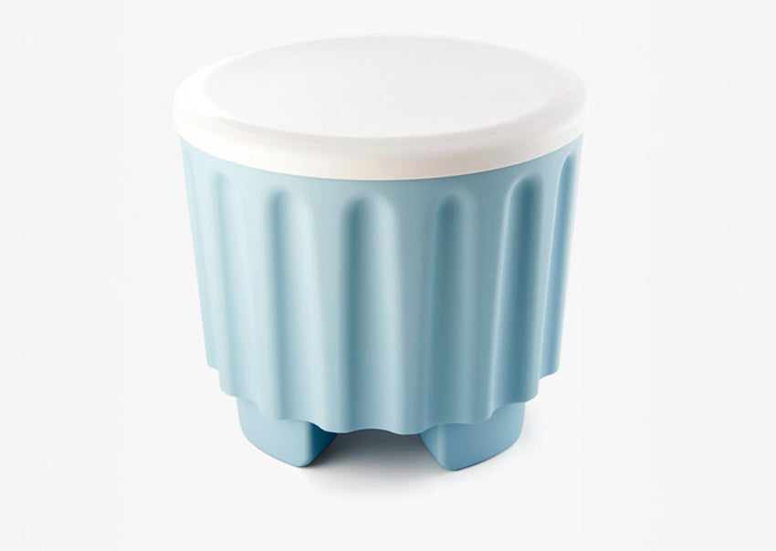 Toy Barrel Stool With Storage Box