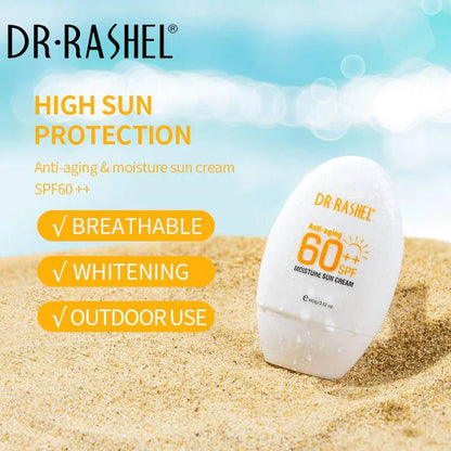 Dr Rashel Water and Sweat-Resistant Sunscreen Anti-aging and Moisture Sun Cream SPF 60++