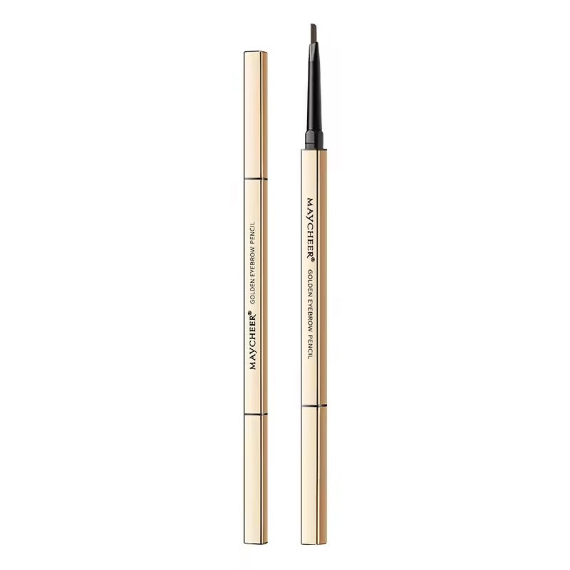 MAYCHEER Gilt Tree Dimensional Double Head Golden Eyebrow Pencil