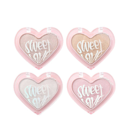 Hudamoji 2in1 Highlighter & Blusher Pack of 4