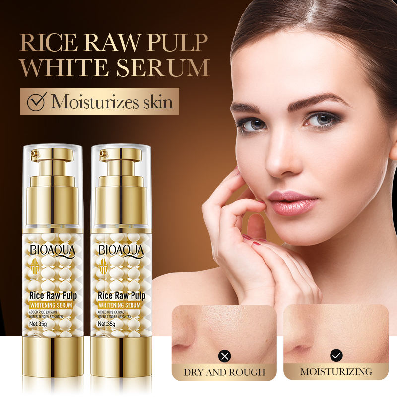 Bioaqua Hyaluronic Acid Anti Wrinkle Anti Aging Face Serum Moisturizing Organic Rice Collagen Essence