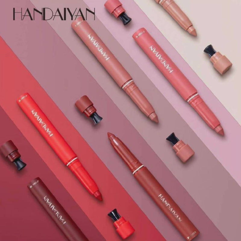 HANDAIYAN Matte Lip Crayon Lipstick Set