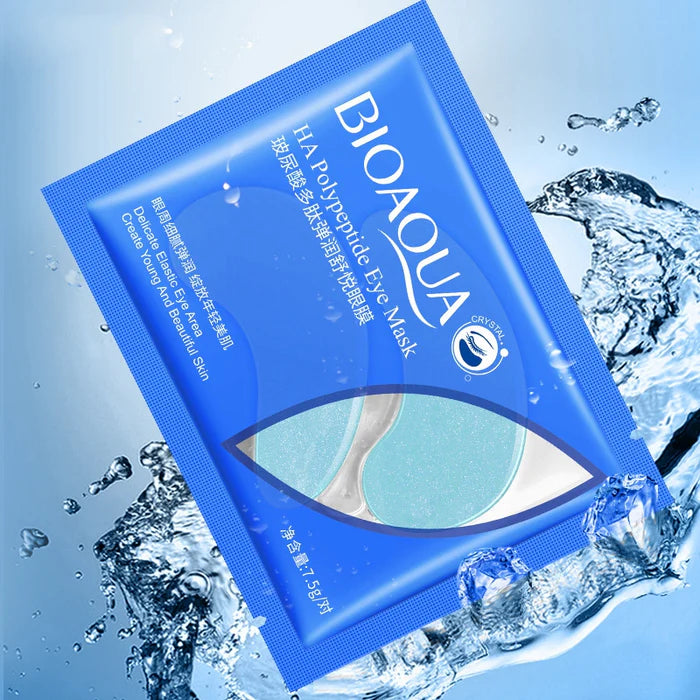 BIOAQUA Hydrogel Eye Patches With HA Polyrertide Eye Mask Pack Of 3