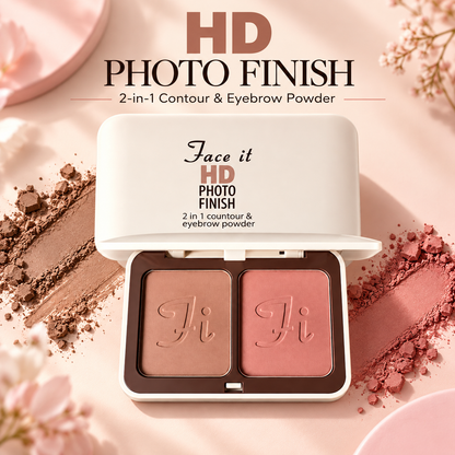 Face It HD Photo Finish Contour & Eyebrow Powder Duo