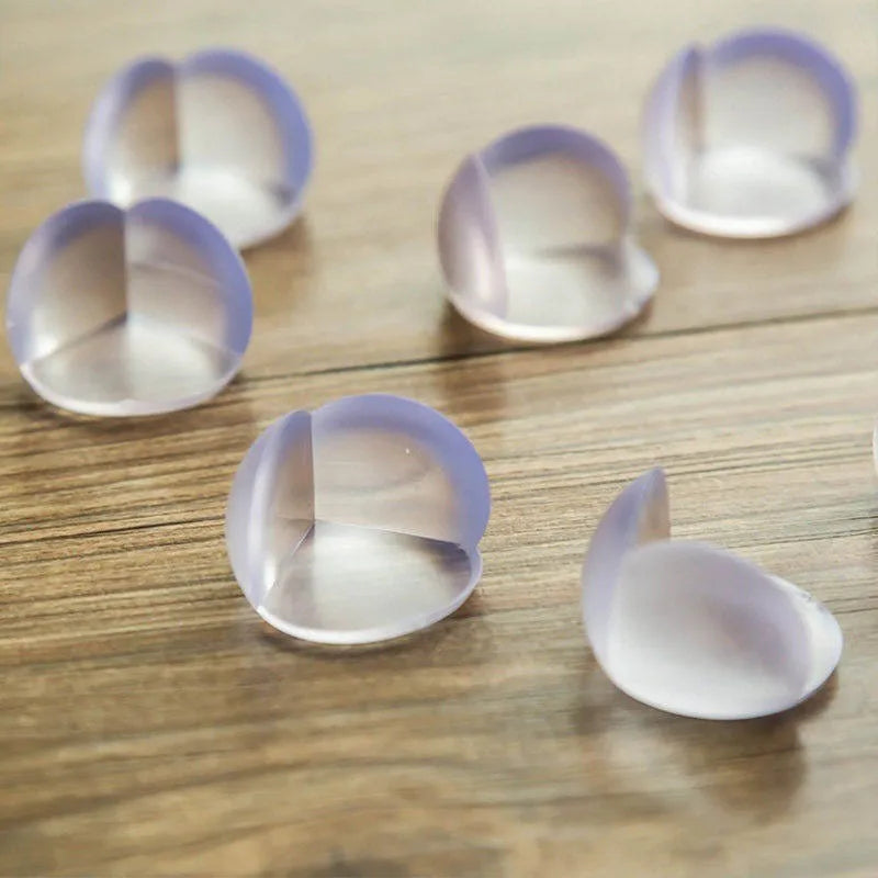 Set Of 4  Silicon Transparent Bubble Table Edge Corner Protector Baby Proofing Table Corner Guards