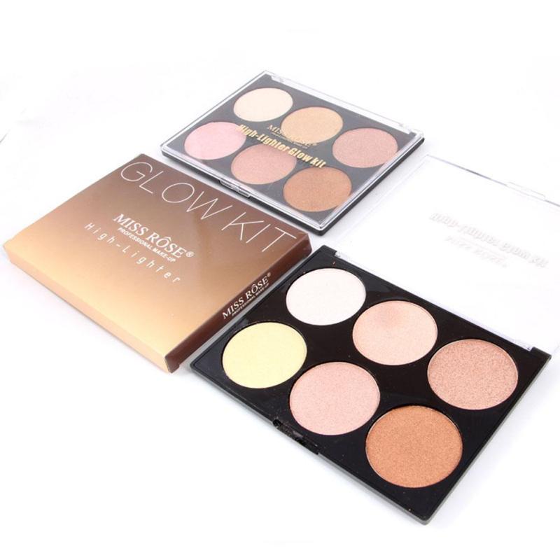 MISS ROSE 6 Color Highlighter Palette