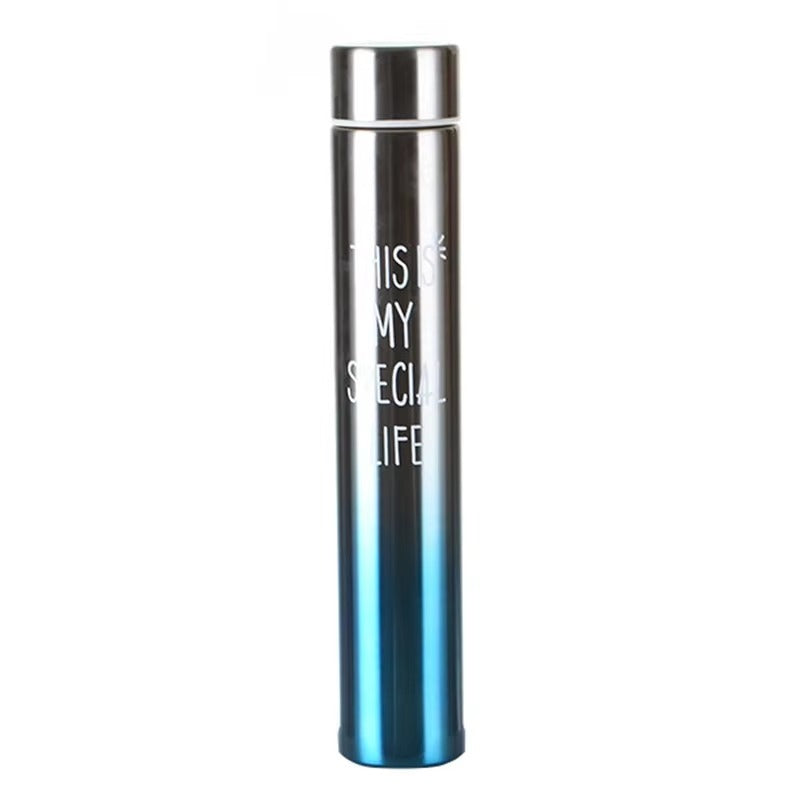 Stainless Steel Gradient Colour Travel Vacuum Flask Bottle 300ml