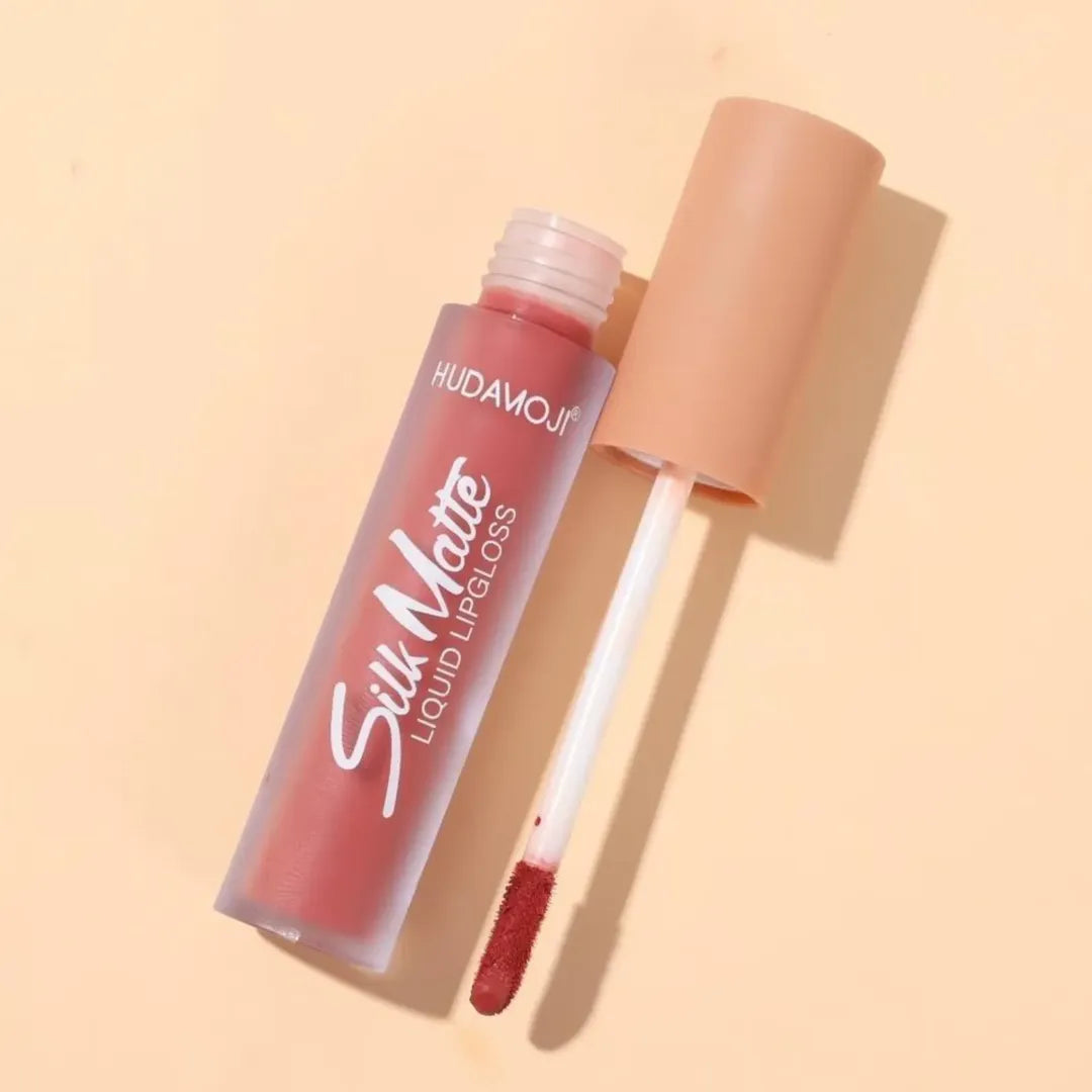 Hudamoji Silky Smooth Matte Long Lasting Lipgloss Set Pack of 12