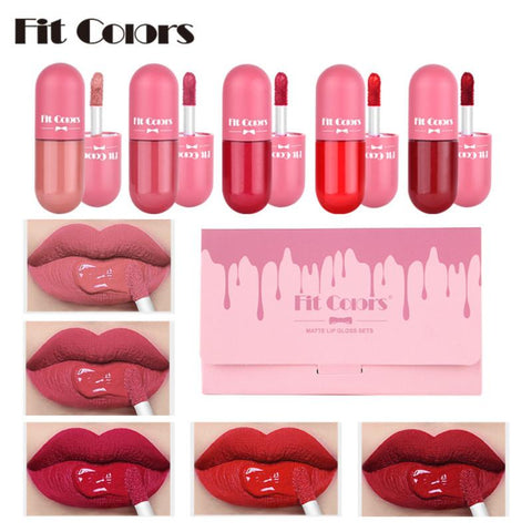 Fit Colors 6 Matte Lip Gloss Set | Fruugo Nz