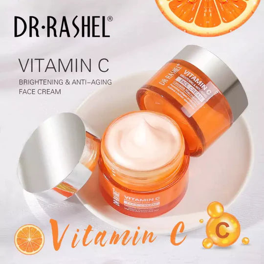 Dr Rashel Vitamin C Brightening & Anti Aging Face Cream Powered By Hyaluronic Acid