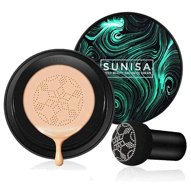 Sunisa 3 in 1 Air Cushion CC and BB Cream Foundation & Henfang Hey Girl Wonderful Smoke Tube Lipstick