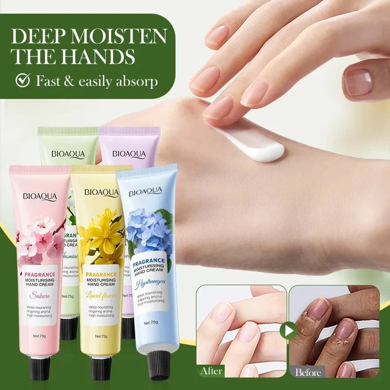 Bioaqua Botanical Water-Based Hand Cream Set 5 Pcs 75g Each