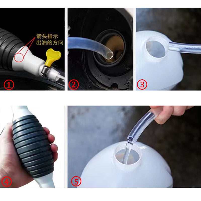 Water Petrol Oil Transfer Pump Syphon Fuel Saver