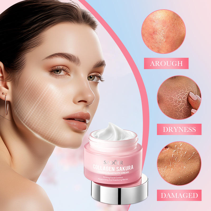 Sadoer Sakura Collagen Firming Moisturizing Cream For Hydration Skin Softening