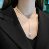 Gold Color Pearl Necklace