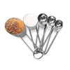 Stainless Steel Scale Measuring Spoons Measuring Cup 5 Pcs Tools Set