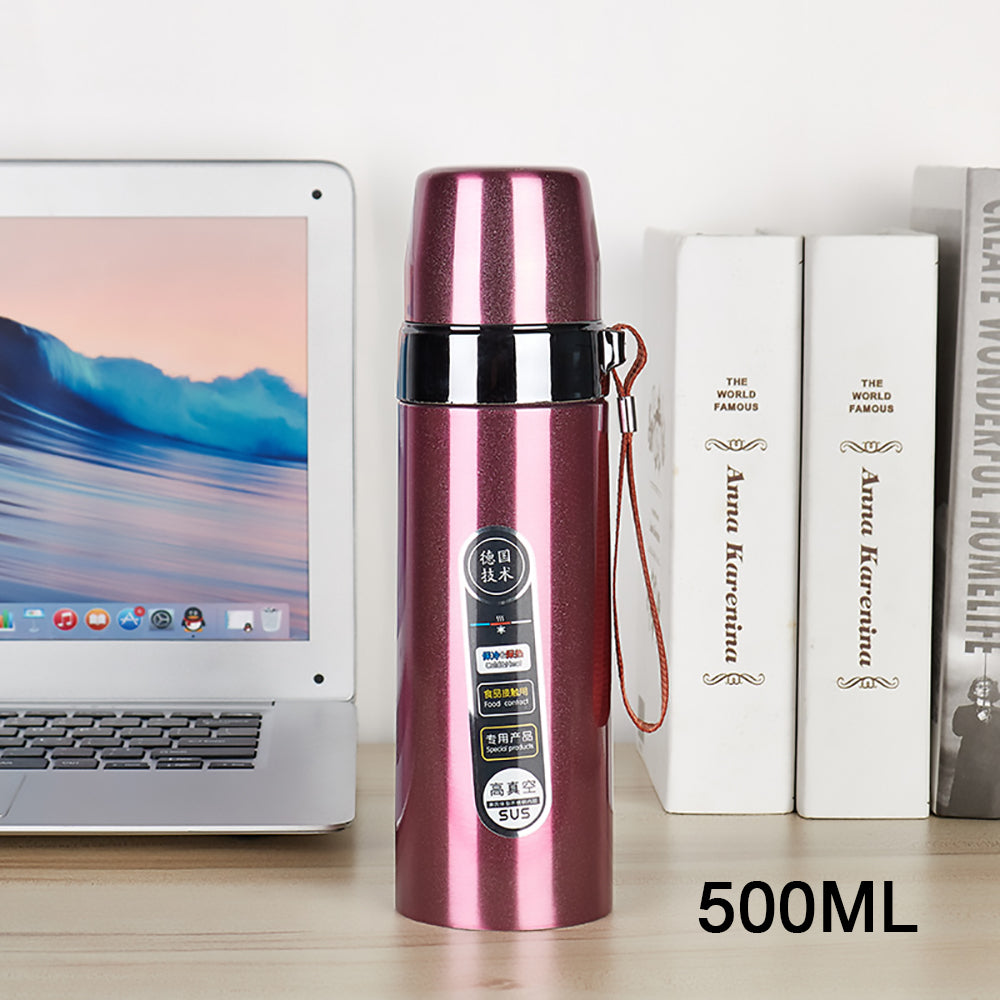 Vacuum Flask Water Bottle 500ml